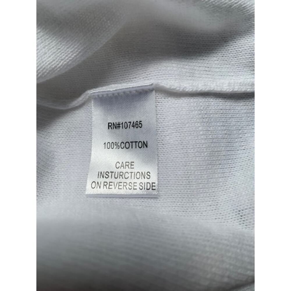 Cabana Bay Size XL White 100% Cotton 1/2 Sleeve Sweater w/ Pink Flamingo Theme‎ - Picture 5 of 5